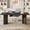 Gray, variant on Finmind 63" Office Computer Desk, Vintage Executive Desk Conference Table for Home Office, Gray