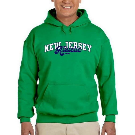 Retro College New Jersey  Hoodie Men -Image by Shutterstock, Male x-Large