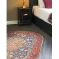 thumbnail image 5 of Unique Loom Timeless Collection Area Rug - James (2' x 3' 1" Oval Navy Blue/Gold), 5 of 9