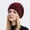 Wine, variant on Kiplyki Wholesale Women and Men Casual Cap Windproof Warm Solid Hat Cold Hat