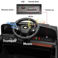 thumbnail image 3 of Chevrolet Cheyenne 24 Volt Ride on Toys with Remote, Ride on Truck for Big Kids 3-8 Years, Wisairt Power Car Wheels with 2 Seater, Black, 3 of 12