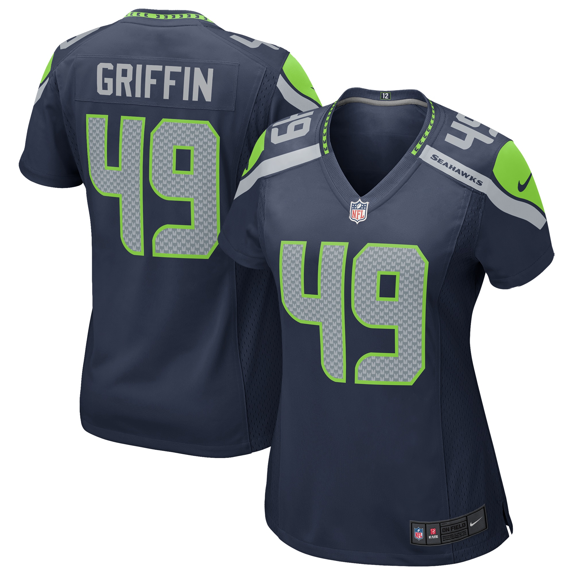 Elite Men's Shaquem Griffin Green Jersey - #49 Football Seattle