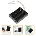 thumbnail image 2 of 6pcs Wired 3 x 3.7V AA Battery Holder Plastic Case Battery Storage Case, 2 of 8