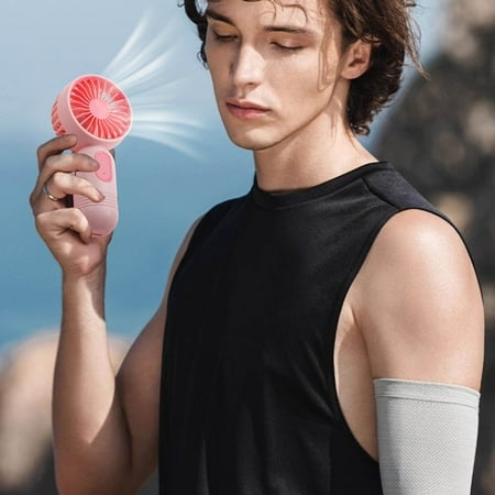 

F33 Small Handheld Fan Usb Small Portable Pocket Fan Student Dormitory Portable USB Charging Small Pocket Fan Cute Design Fan Powered By 400mAh Battery