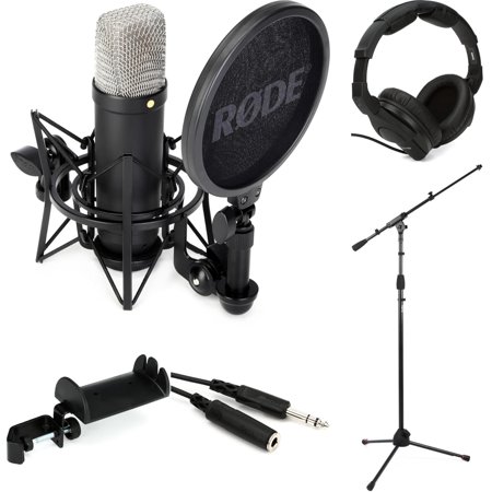 Rode NT1 Signature Series Condenser Microphone Vocalist Bundle - Black