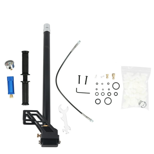 Bomba de alta presión de 4 etapas, inflador manual de acero inoxidable para rifle de aire PCP, 4500 psi