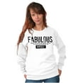thumbnail image 3 of Fabulous Confidence Ironic Definition Women Crewneck Sweatshirt Brisco Brands S, 3 of 5