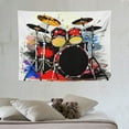 thumbnail image 4 of JEUXUS Drum Set Drummer Drumming Musician Vinyl Waterproof Sticker Decal Car Laptop Wall Window Bumper Sticker, 4 of 7