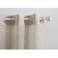 thumbnail image 3 of Mainstays 3/4" White Faux Wood Urn Single Curtain Rod Set, 25-84", 3 of 8