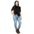 thumbnail image 3 of Women's Short Sleeve Casual Tee Shirts Tunic Tops, 3 of 4