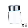 thumbnail image 1 of Tarro de almacenamiento,Tarros de cristal multiusos con tapa giratoria para té,Contenedor portátil para almacenar alimentos Bean,Bote de cocina vacío transparente hermético para, 1 of 4