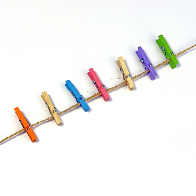 10Pcs Wooden decorative Clothespin Craft Clips Mixed Colors 35x11mm For DIY  Jewelry fingdings 0119-3X