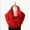 Red, variant on Renaissance Hooded Shawl Poncho Knitting Scarves Viking Hooded Shawl Warm Scarf