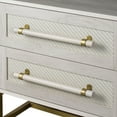 thumbnail image 4 of Hopper Studio Sophia 2-Drawer Nightstand in Sand Finish with Rattan Drawers for Bedrooms, 4 of 6