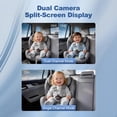 thumbnail image 4 of Cámara Artman para coche de bebé para 2 niños con pantalla táctil HD 1440P de 7,2 pulgadas, 4 of 9