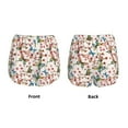 thumbnail image 5 of Vsdgher Floral With Butterflies Print Women's Running Double Layer Shorts High Waisted with Pockets Elastic Yoga Workout Athletic Gym Sports, 5 of 8