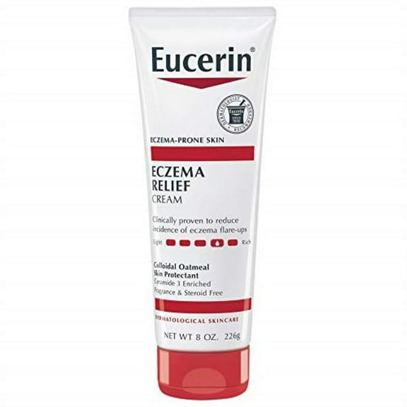 Eucerin Eczema Relief Cream - Full Body Lotion for Eczema-Prone Skin - 8 oz. Tube