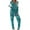 Green, variant on SnZhen Womens Halloween Pajamas Set Ladies' Festival Printed Long Sleeve Button Tops and Loose Pants Household Suits