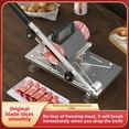 thumbnail image 4 of Manual Frozen Meat Slicer with Automatic Meat Feeding, Multi-Functional Home & Commercial Use, Efficient Slicing Tool with Original Blade, Modern Compact Design, Affordable 30-40USD Kitchen Gadget, 4 of 6