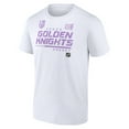 thumbnail image 2 of Men's White Vegas Golden Knights NHL Hockey Fights Cancer T-Shirt, 2 of 3