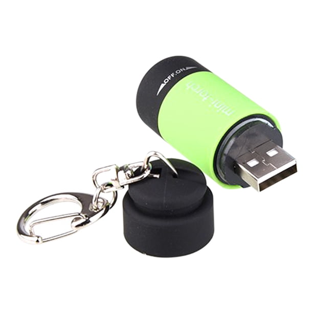 Mini Linterna Del Llavero, Portátil Recargable De La Luz Del LED Con La Hebilla Práctica Para La Mochila