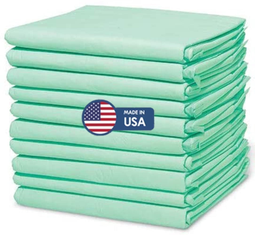 Wave Medical Super Absorbent Disposable Underpads 30'' X 30'' Incontinence Pads, Bed Covers, Puppy Training | Advanced Protection for Kids, Adults, Elderly (30W x 30L (50 Count))