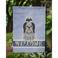 thumbnail image 3 of Caroline's Treasures BB5670GF Shih Tzu Black Silver Welcome Flag Garden Size , Small, multicolor, 3 of 3