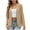Khaki1, variant on Womens Crop Cardigan Dress Casual Long Sleeve Business Open Front Blazer Jacket Work Outerwear