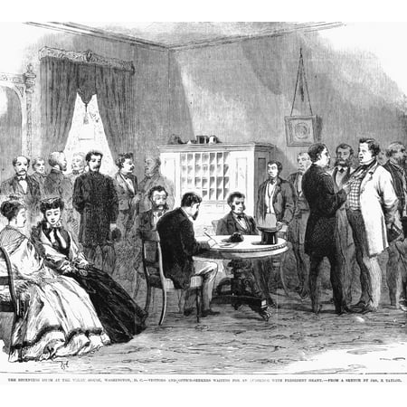 White House Reception Room Nvisitors And Office Seekers Waiting For An Audience With President Ulysses S Grant In The At Late White House Reception Room Nvisitors And Office Seekers Waiting For An Audience With President Ulysses S Grant In The At Late