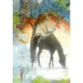 thumbnail image 2 of Simons 24x32 Gold Ornate Wood Framed with Double Matting Museum Art Print Titled - Grazin, 2 of 4