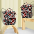 thumbnail image 4 of Oxford Diaper Bag Splash-proof Cactus Leopard Nappy Changing Bag Nappy Backpack, 4 of 10
