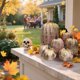 thumbnail image 4 of Uuiauoio 7 Pcs Plastic Pumpkins for Decorating - Artificial Pumpkins for Fall Decor, Thanksgiving, Halloween, Wedding & Party, DIY Craft Fake Pumpkin for Table Centerpiece, 4 of 6