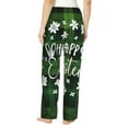 thumbnail image 3 of Sigee Happy Easter Print Women's Soft Pajama Pants - Breathable and Comfortable Lounge Sleep Bottoms with Elastic Waistband and Pockets-Large, 3 of 9