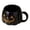 Black, variant on Btomtd 11oz Pumpkin Shape Ceramic Mug, Suitable as Water Cups and Coffee Cups, Pumpkin Cups for Tea and Milk, Office Drinkware for Festive Coffee Mugs, Pink