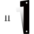 thumbnail image 1 of 12 Inch Modern Metal House Numbers, Metal Letter, Black Door Number, Metal Mailbox Numbers and Letters, Metal House Address Letters and Numbers for Outside Signs (1), 1 of 8