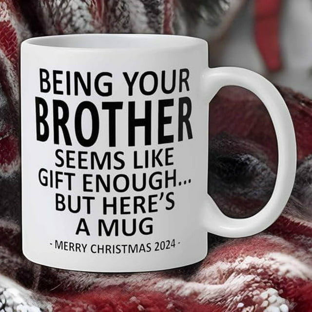 Taza de Cerámica para Café de 11 oz - Taza de Café Novedosa con Alfabeto Divertida | Apta para Microondas y Lavavajillas | Regalo de Navidad para Hombres Mujeres Amigos Compañeros de Trabajo Oficina