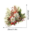thumbnail image 3 of Decoraciones de Pared para el Dormitorio Pegatina de Pared de Flor Roja, Puerta Del Dormitorio, Decoración de Fondo de la Mesa de Cama, Autoadhesiva Del Baño 10.8x10.8 Pulgadas Pegatinas de Pared Para, 3 of 6