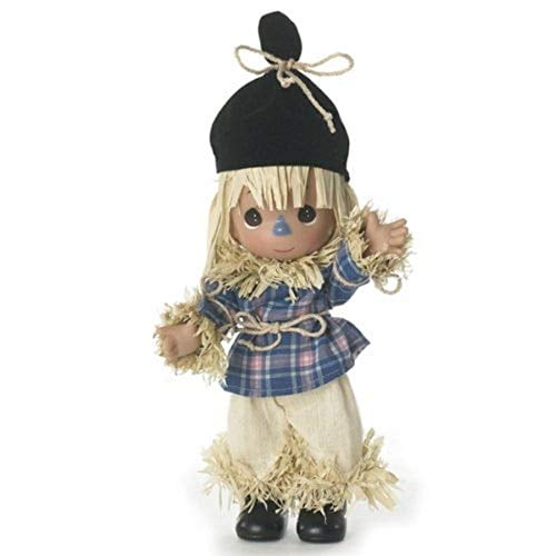 The Doll Maker Precious Moments Dolls, Linda Rick, Scarecrow, Clever as Can Be, Wizard of Oz, 7 inch Doll