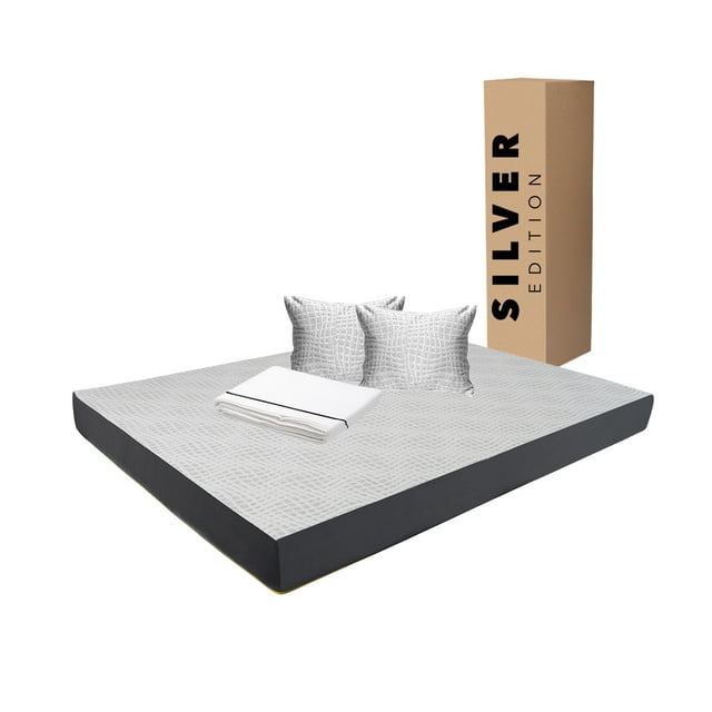 Colchón Queen Size en Caja 15 cm + Juego Sábanas y Almohada