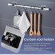 thumbnail image 5 of 8pcs No Drill Curtain Rod Brackets No Drilling Self Adhesive Curtain Rod Holder Hooks Nail Free Cur, 5 of 5