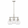 thumbnail image 4 of Innovations Lighting - Newton Sphere - 3 Light Stem Hung Pendant In Industrial, 4 of 4