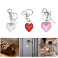 thumbnail image 2 of Osdhezcn Simple Crystal Heart Bowknot Keychain Pendant Keyring Ornament Key Holder, 2 of 12