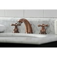 thumbnail image 4 of Kingston Brass KB966AX Victorian Widespread Bathroom Faucet, Antique Copper, 4 of 5