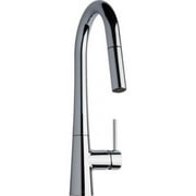 Chicago Faucets 434-ABCP Kitchen Faucet with Manual Single Lever