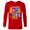 New Red, variant on Star Wars Action Figures May The Force Be With You - Long Sleeve T-Shirt for Men - Customized-Athletic Heather