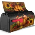 thumbnail image 3 of Fall Mailbox Covers Magnetic Standard Size 18" X 21" Autumn Harvest Pumpkin Sunflower Mailbox Cover Decorations Wrap, 3 of 6