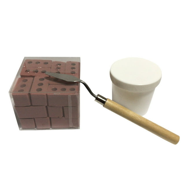 Mini Cement Bricks And Mortar Let You Build Your Own Tiny Wall Mini Bricks Toy Home Office Organization