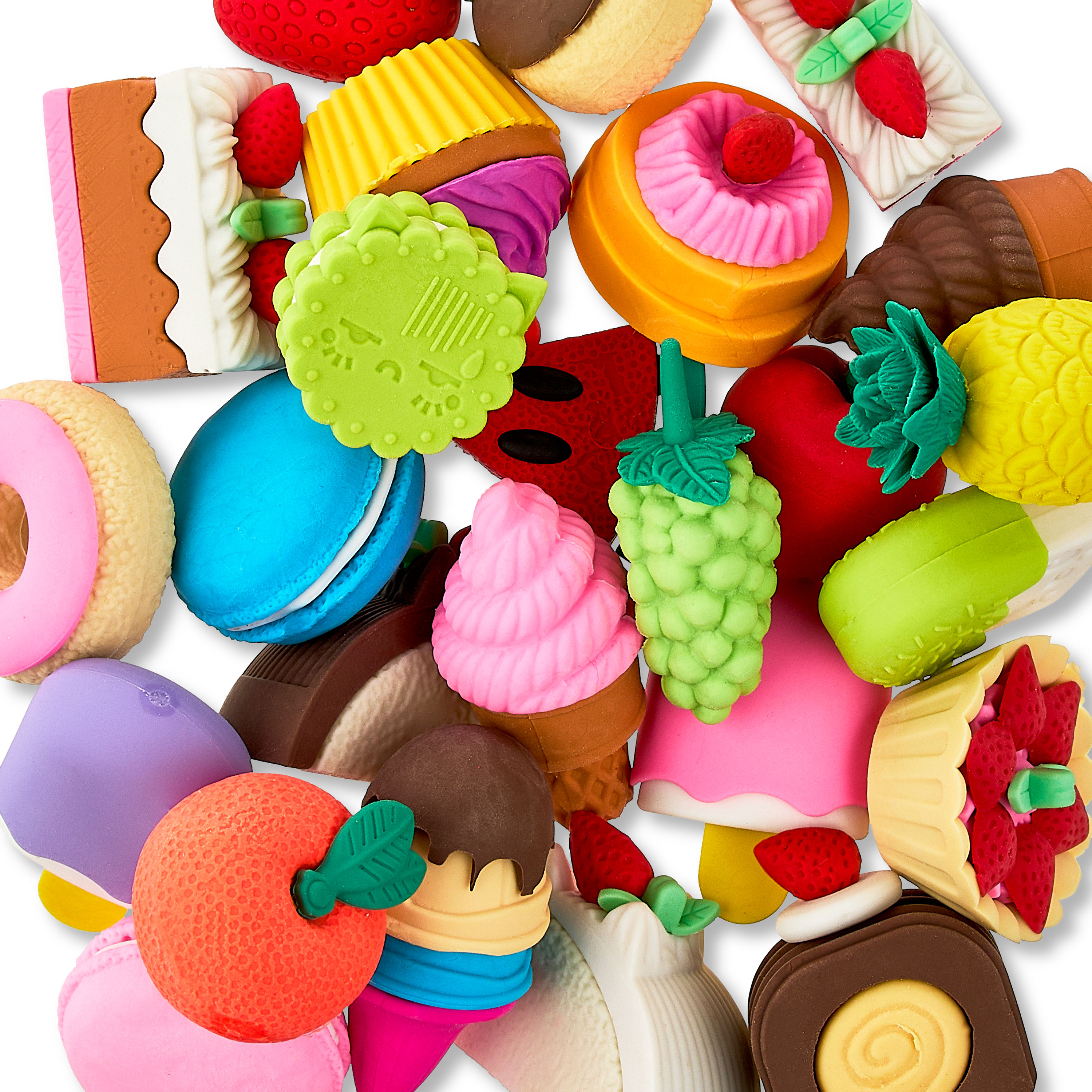 Borradores Pen+Gear Eraser Pals, Golosinas, 25 piezas 4