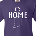 thumbnail image 4 of Inktastic It's Home- State of Indiana Outline Youth T-Shirt, 4 of 5