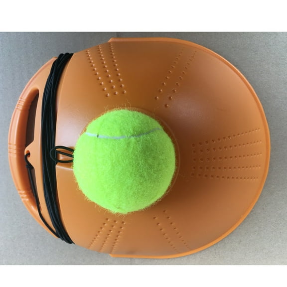 Masteelf Portable Tennis Trainer for Beginners with PE Material, Non- Base, Orange Color, 1 Unit Set